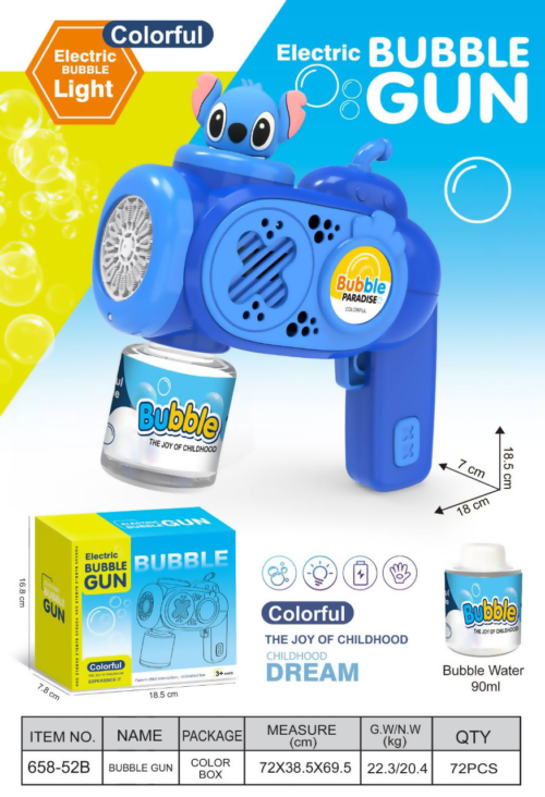 ⁦Bubble Machine Gun & Bubble Solution - Stitch⁩ - الصورة ⁦2⁩