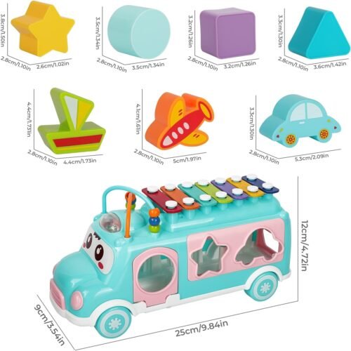 ⁦Shapes Matching Car With Xylophone - Rose⁩ - الصورة ⁦7⁩