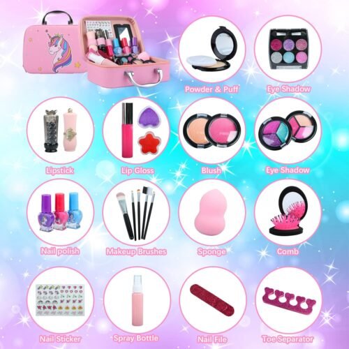 ⁦Makeup Handbag For Girls - Unicorn⁩ - الصورة ⁦7⁩