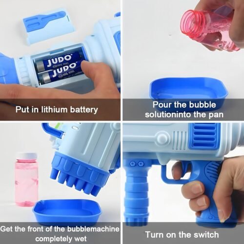 ⁦1Pcs Random Bubbles Gun⁩ - الصورة ⁦6⁩