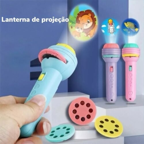 ⁦1Pcs Random Mini Projector Flashlight⁩ - الصورة ⁦3⁩